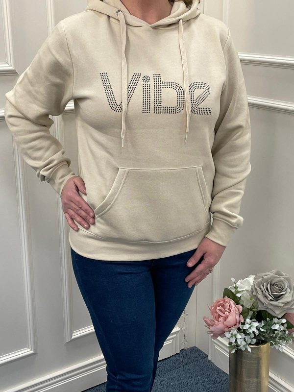 Studded Detail vibe Hoodie