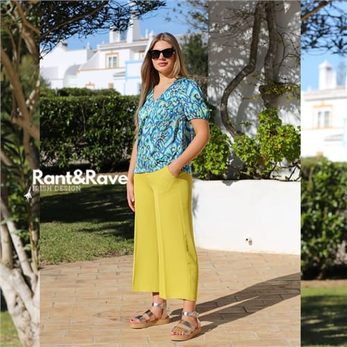 Rant & Rave Rose Top Blue - Image 2
