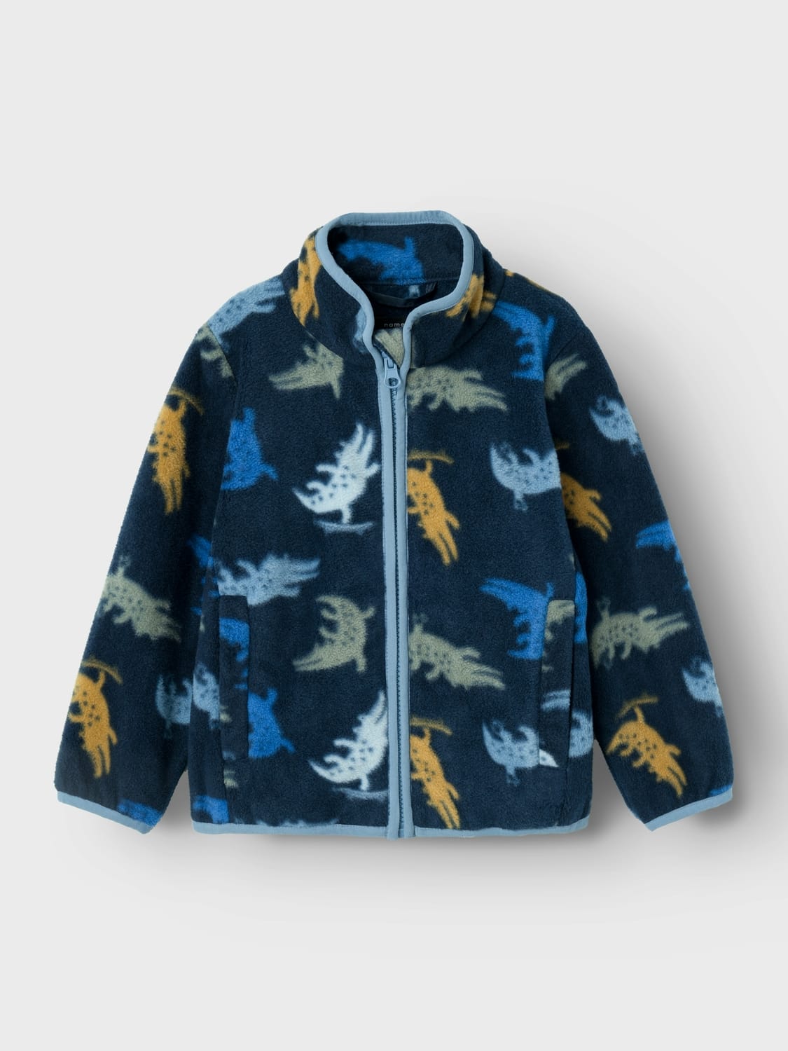 Name It Fleece Crocodile Print Navy - Image 4