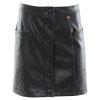 Rant and Rave Helia Leather Skirt Black - Image 3