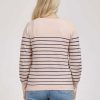 Mudflower Star and Stripe Fine Knit Jumper Pink - Image 3