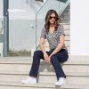 Rant & Rave Lilah Floral Top Navy - Image 2