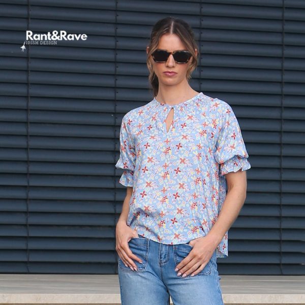 Rant & Rave Aylin Top Blue
