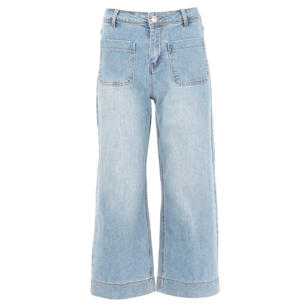 Rant & Rave Teddie Crop Jeans Blue - Image 3
