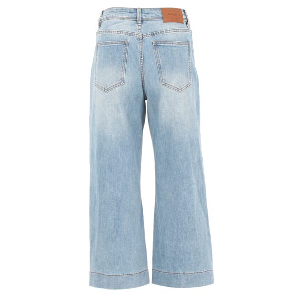Rant & Rave Teddie Crop Jeans Blue - Image 4