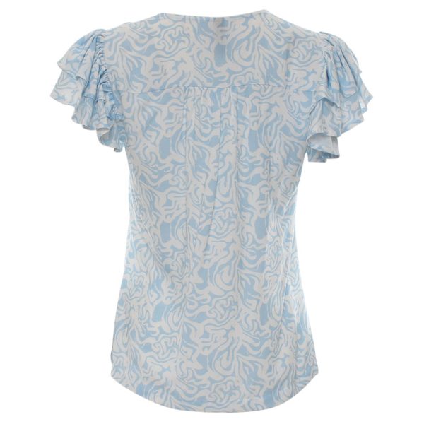 Rant & Rave Belva Top Blue - Image 4