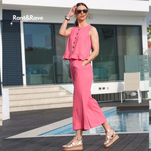 Rant & Rave Kaia Co-Ord Set Coral - Image 2
