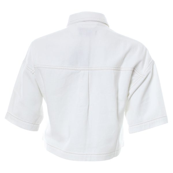 Rant & Rave Caryn SP Crop Jacket White - Image 4