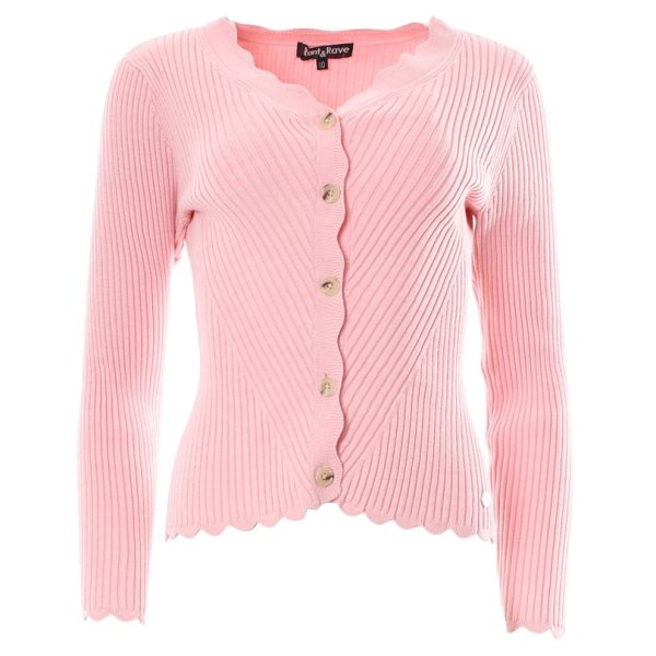 Rant & Rave Elda SP Cardigan Pink - Image 3