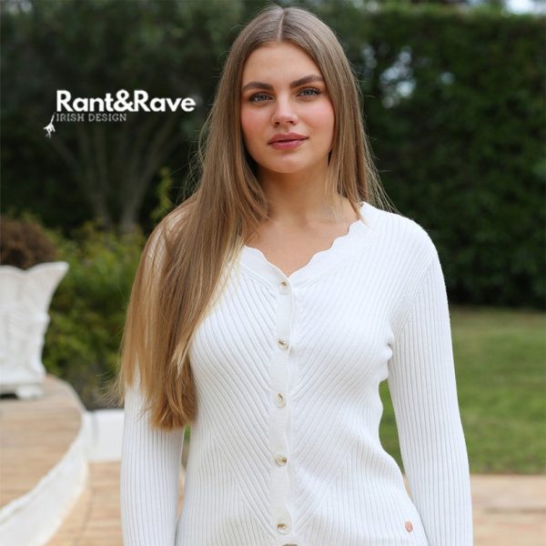 Rant & Rave Elda SP Cardigan White