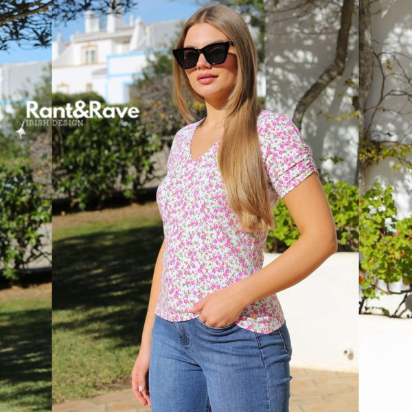 Rant & Rave Christabel SP Tee Pink - Image 2