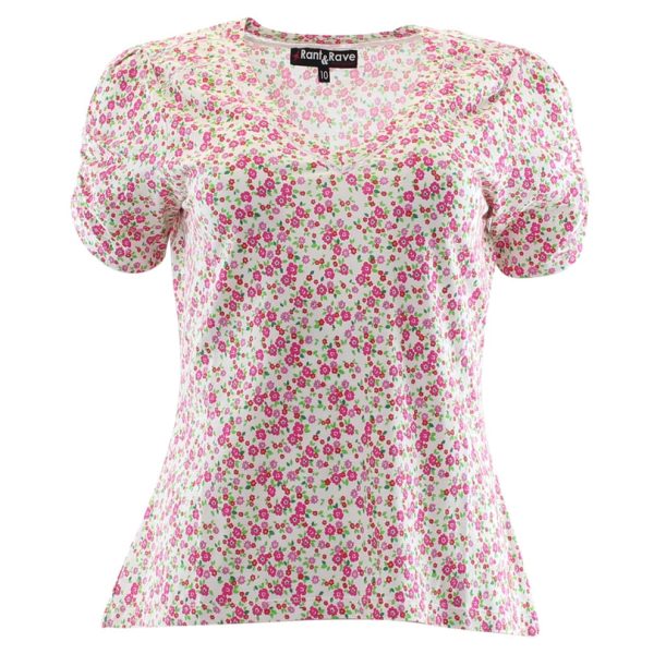 Rant & Rave Christabel SP Tee Pink - Image 3