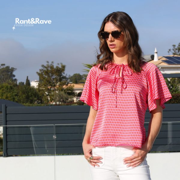 Rand & Rave Janelle SP Top Red