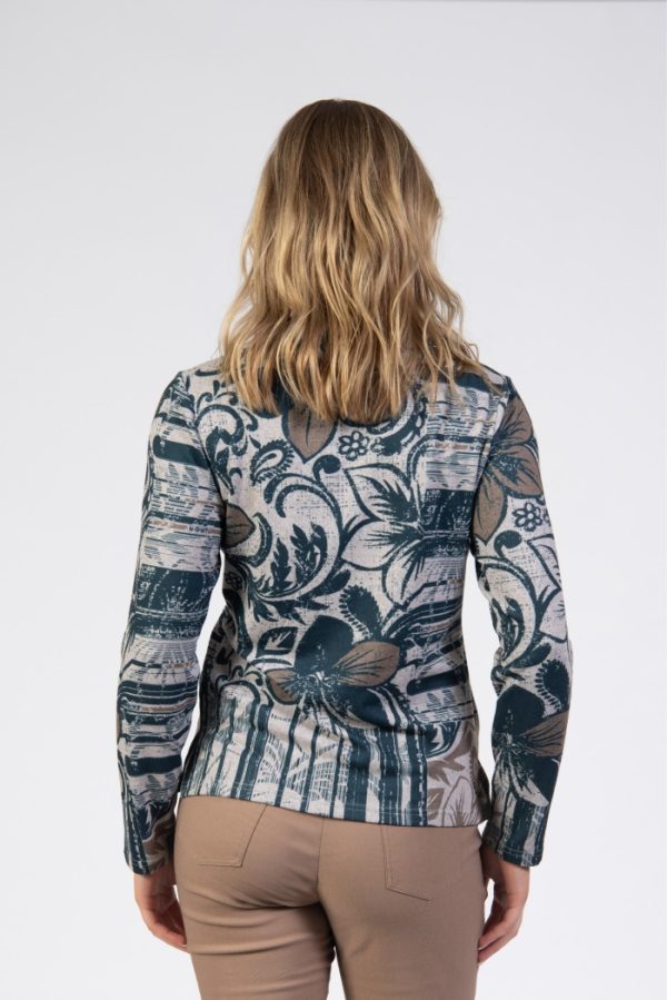 Jessica Graaf Tie String Neck Jumper Green - Image 3