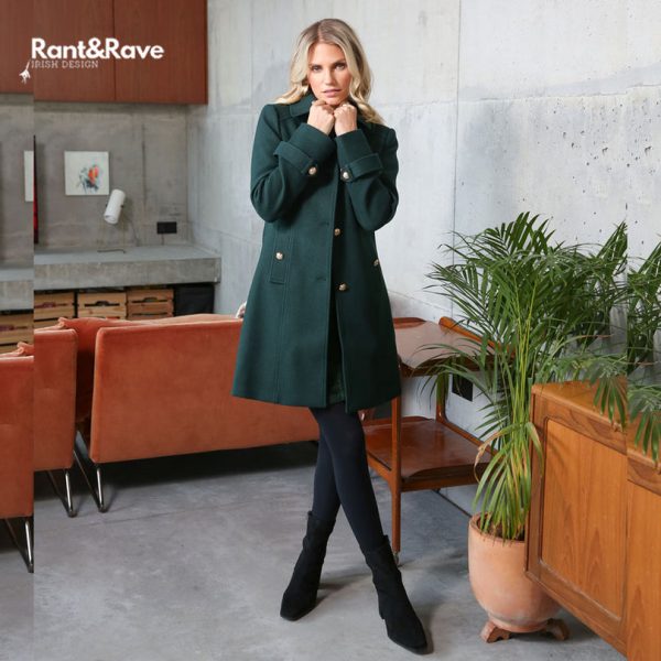 Rant & Rave Kyrie Coat Green - Image 2