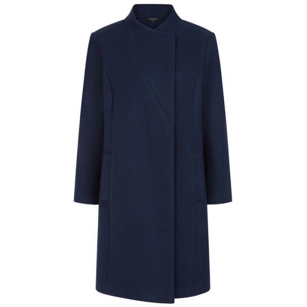 Emreco Smart Wrap Coat Navy - Image 3