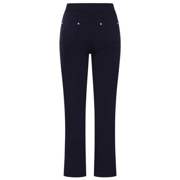 Emreco Jean Style Bengaline 29" Leg Trouser Navy - Image 12