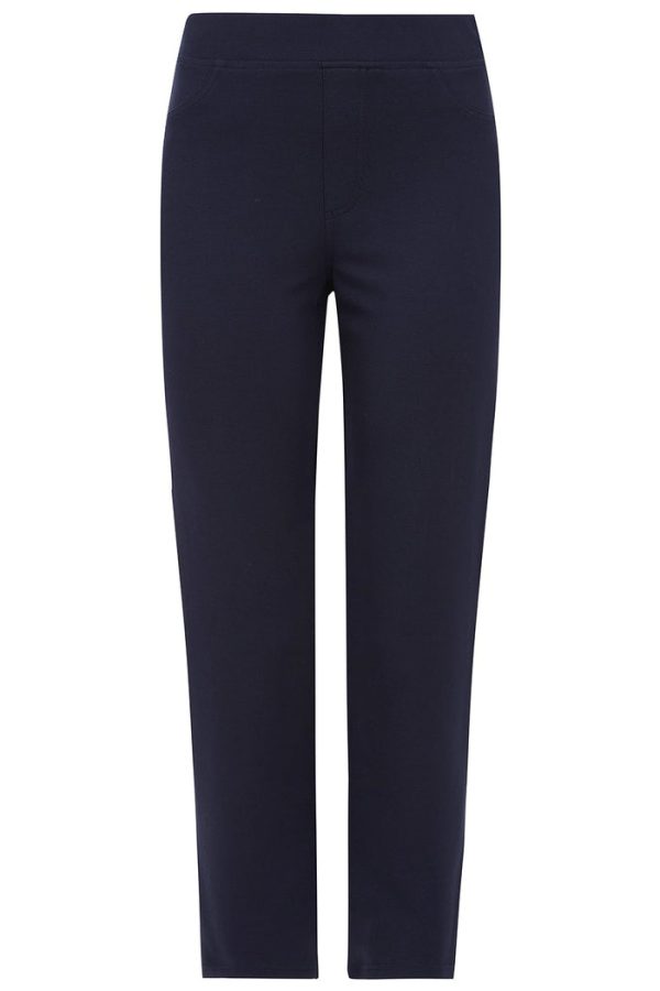 Emreco Ponte Jean Style Stretch Trousers Navy