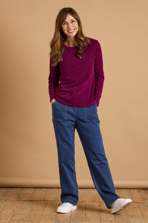 Emreco Soft Stretch Denim Trouser Denim - Image 2