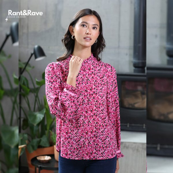 Rant and Rave Kassandra Blouse Pink