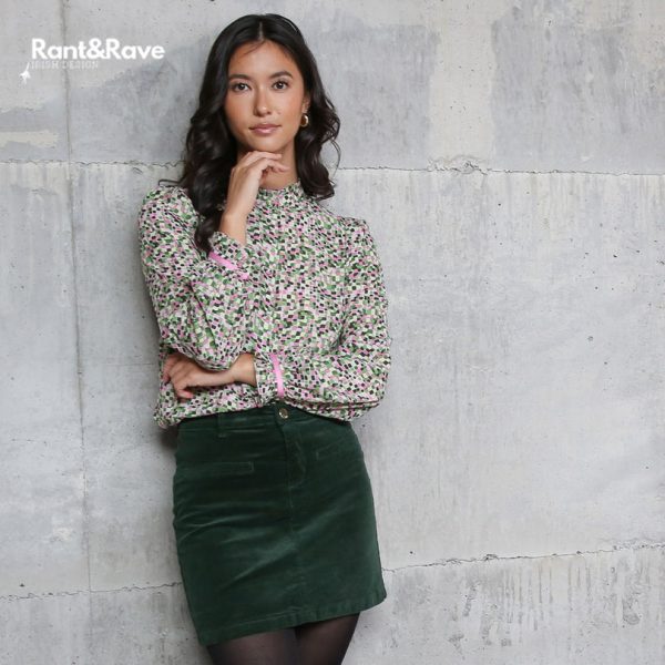 Rant and Rave Kassandra Blouse Green