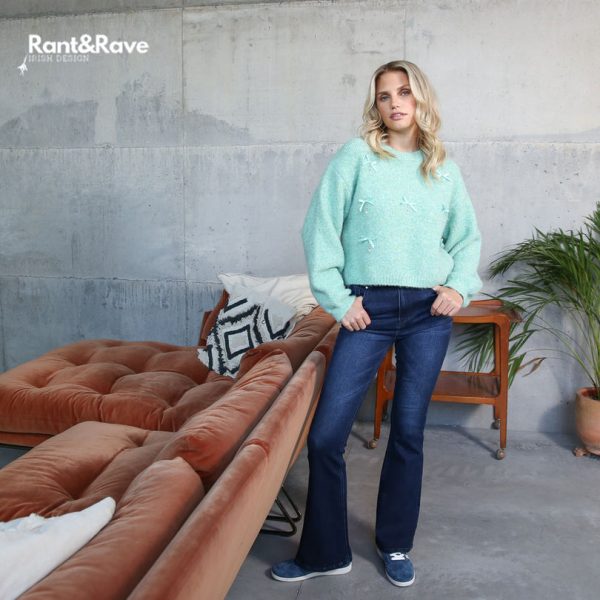 Rant & Rave Whilder Jumper Green - Image 2