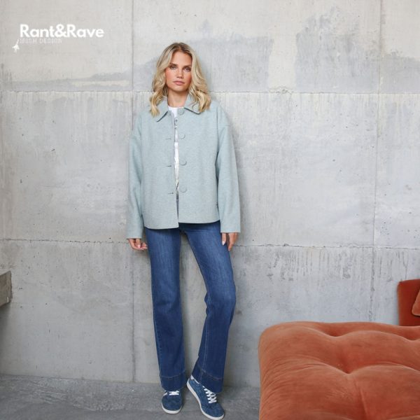 Rant & Rave Cristal Wide Leg Jean Mid Wash - Image 2