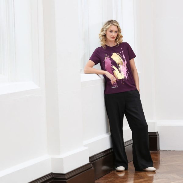 Relax & Renew Elana SP Elasticated Trouseres Black