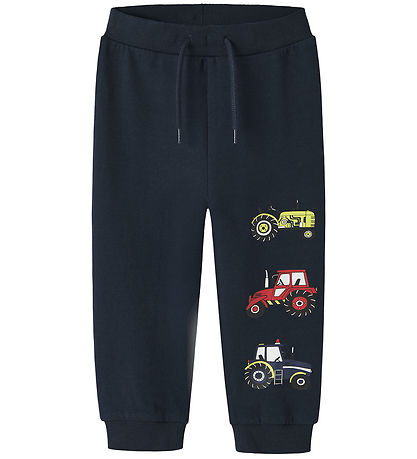 Name It Machinery Motif Joggers Navy