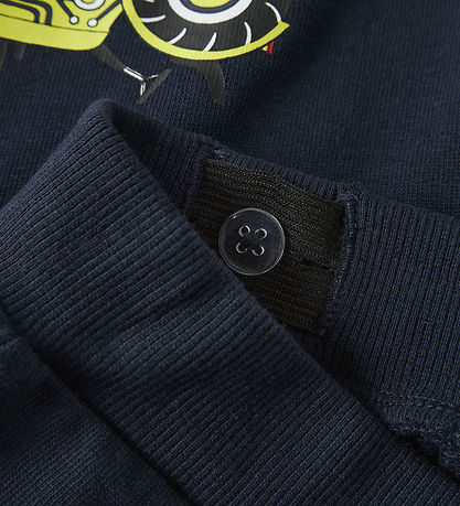 Name It Machinery Motif Joggers Navy - Image 2