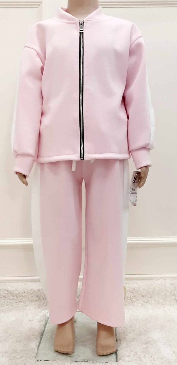 Girls 2pce Tracksuit Pink