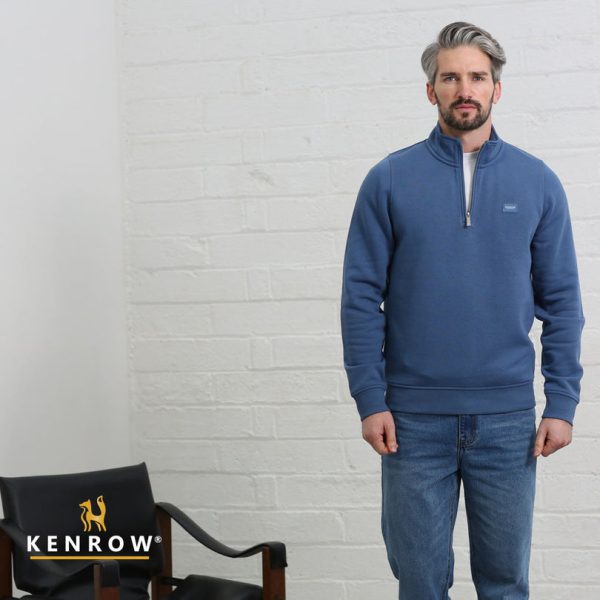 Kenrow Damon Half Zip Denim
