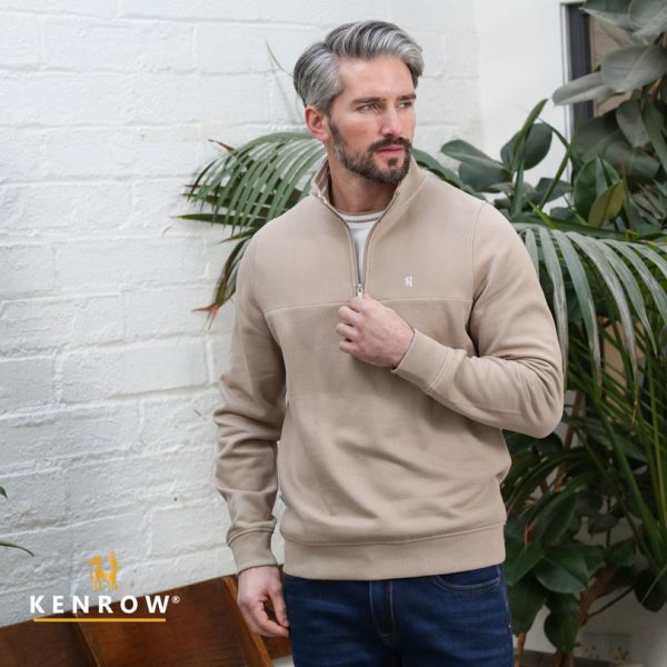 Kenrow Phoenix Half Zip Sand