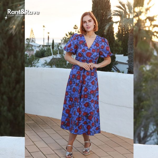 Rant & Rave Kamilia Dress Blue