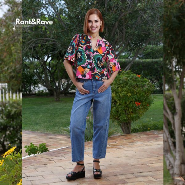 Rant & Rave Bobby Barrel Jeans Mid Blue