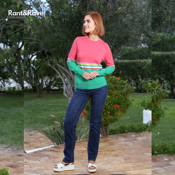 Rant & Rave Teagan Straight Jeans Dark Blue