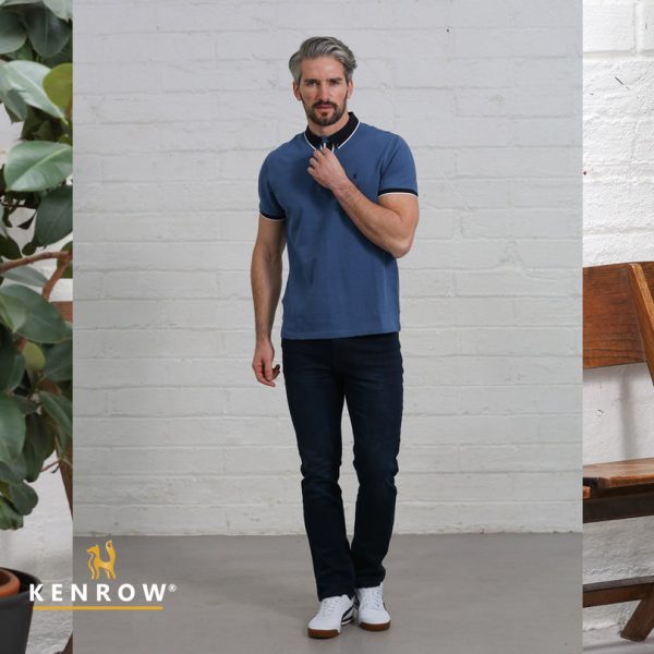Kenrow Maddox Straight Jean Inkey Blue