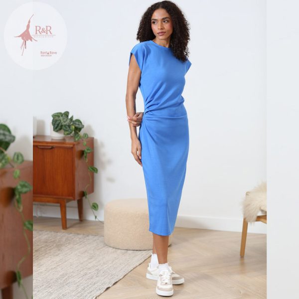 Relax & Renew Anya Dress Cobalt