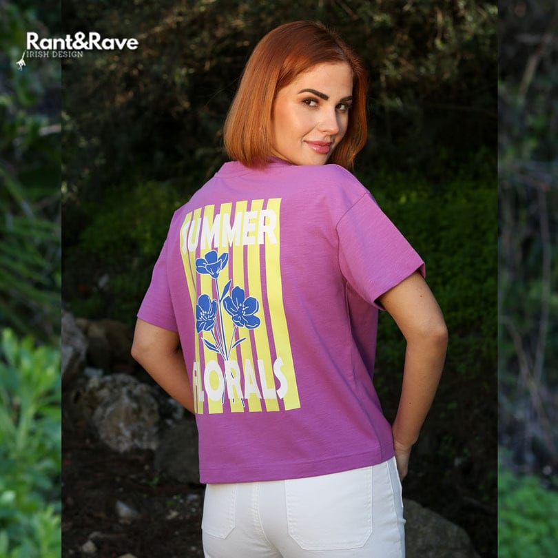 Rant & Rave Malise Tee Purple - Image 2